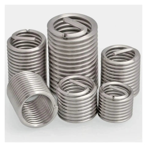 Fine Thread Repair Insert Kit For M6 To M16 In 304 Stainless Steel Helicoil Bushing Includes M6x0.75 To M16 Thread Sizes Five Piece Set