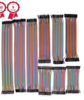 360 Piece Multicolor Breadboard Jumper Wires Kit Featuring 30.5cm 12in, 20.5cm 8in, 10.4cm 4in Dupont Cables MF MM FF