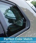 Mazda CX 50 Matte Black Rear Window Trim Molding Covers ABS Injection Molded D Pillar Post Trims for 2023 2024 2025 2026 CX50