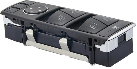 Side view of Power Window Switch For Mercedes Benz C63 AMG And C Class E Class And GLK Driver Side Master Door Control Replacement OE A2049055302