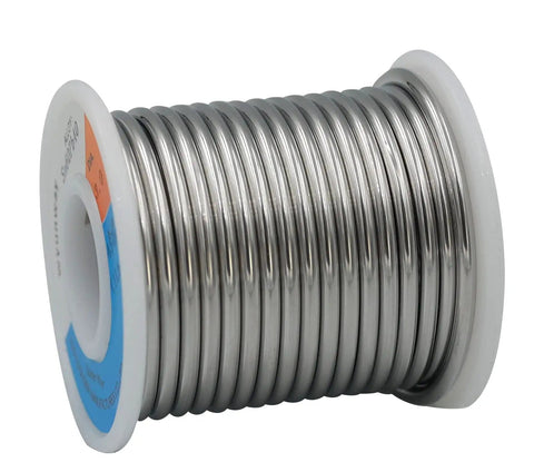 60/40 Tin Lead Solder Wire For Stained Glass Crafting, Flux Free, 1 Lb Spool, 1/8 Inch Diameter, Smoke Free Easy Melt