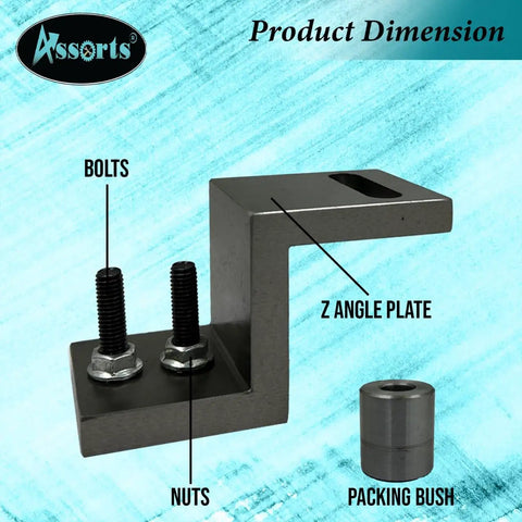 Heavy Duty Mini Lathe Milling Slide Combo Kit With Precision Ground Z Angle Plate And Top Shelf Two Inch Steel Vise rock solid packing bush and bolt details