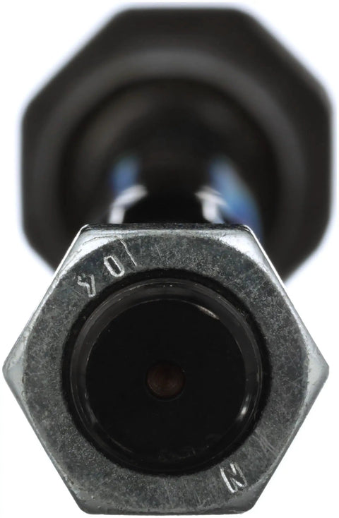 Heavy Duty Inner Steering Tie Rod End Replacement Fits 2012 Through 2016 Tesla Model S close-up view of hex bolt and black linkage.