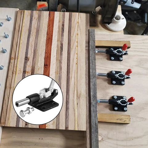 Six Pack GH 305C Push Pull Adjustable Toggle Clamp With 500 Lbs Holding Power Quick Release Stroke Clamp For Welding Woodworking