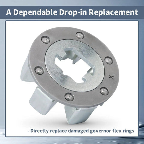 Solid Weight Cage 29111 Governor Flex Ring Replacement for Stanadyne Roosa Master JDB DBG DBM DBO Diesel Injection Pumps Heavy Duty Upgrade for Tractors and Industrial Machinery, metal part front view