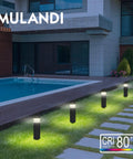 2W DC 12V Low Voltage LED Landscape Bollard Pathway Lights Waterproof Die Cast Aluminum Housing 3000K Warm White Outdoor Garden