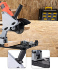 Angle Grinder Stand Bracket Holder Desktop Base Cast Iron With Vibration Reducing Design for precise cuts in workshops.