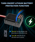 Lithium battery protection function on 90A Waterproof RC Brushed ESC With Dual BEC 5A For 2-4S Cars Boats Crawlers Trucks And Tanks