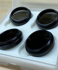 1.25 Inch Moon Filter Kit For Telescope With ND4 ND8 ND16 ND32 in foam-lined case