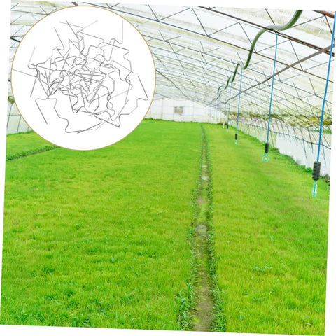 Greenhouse Glass Repair Kit With Stainless Steel Clamps And Wire, 100 Pieces, Easy To Use For Replacing Glass, Quick Fixes, Durable Clips For A Secure, Weatherproof Seal And Ongoing Greenhouse Maintenance