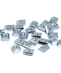 Set Of 30 2020 Series Sliding T Nuts M6 Thread Hammer Head T Nut For Standard 6mm T Slot Aluminum Extrusion Profile Zinc Plated