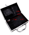 Open Locking Medicine Case With Combination Lock For Home, Travel And Shared Spaces, Portable Lock Box interior view with compartments