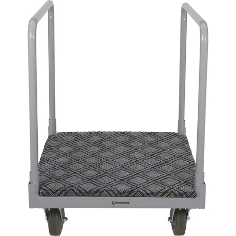 Heavy Duty Flex Four Wheel Carpet Deck Moving Dolly With A Massive 1600 Lb Capacity And Rolls Slick On Six Inch Casters For Hauling Mattresses Tables And Awkward Gear
