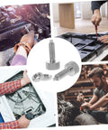 Superior Stainless Steel Retractable Spring Plunger Set With Hella Smooth Knurled Grip shown in various applications in professional settings.