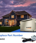 0G6452 stepper motor assembly with wiring harness, replacement part for Generac GTH530 HSB generators