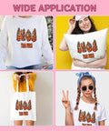 6 Pack Dtf Transfers Premium Hd Vivid Color Ready To Press Heat Transfer Stickers Dope For T Shirts 7x7 displayed on apparel
