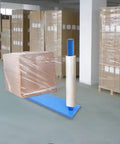 Heavy Duty Manual Stretch Film Wrapping Dispenser With 360 Rotating Pallet Packing Tool for secure packaging of heavy loads.