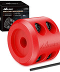 Red Winch Stopper For ATVs, UTVs, Trucks And SUVs with Allen wrench and packaging box