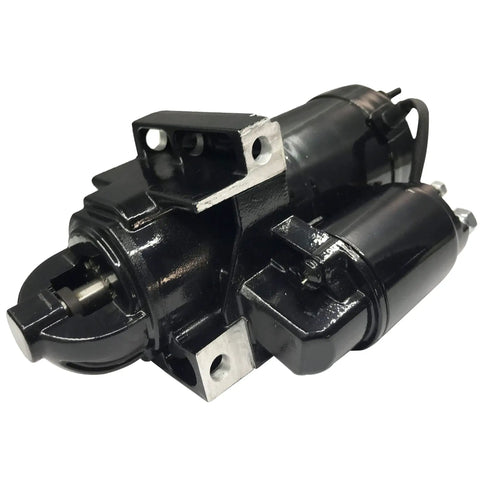 Beefy Marine Starter For Mercruiser And Volvo Penta Engines 3.0L 4.3L 5.0L 5.7L 6.2L SAE J1171 19715 Replacement, black finish