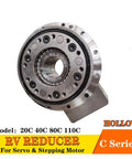Badass Precision Cycloidal Pinwheel RV Reducer 190BX Hollow Shaft Gearbox with 400 Watt Servo Motor Kit, showing the detailed hollow design.