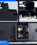 Replacement Heavy Duty Front Load Washer Door Latch Assembly Whirlpool Kenmore Maytag Wpw10253483 W10253483 close-up view of components