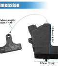 Fuel Door Lock Actuator 81590-2T000 For Hyundai Sonata 2015-2019 And Kia Optima 2011-2020 with dimensions and cable length