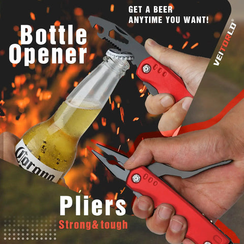 Kickass All In One Hammer Multitool Kit for Men and Women Gift Ideas for Dad Grandpa Him Camping Gear Survival Tools