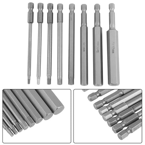 Check Out This Sick Mingzhe Hex Shank Bit Set For Electric Drills and Hand Tools That Rock With S2 Steel, Magnetic Heads And Huge Wear Resistance For All Your Tight Fix-It Jobs Today. S2 hex shank bits H2.5-H12 for drills and hand tools