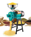 Electric Grain Mill And Spice Grinder For Dry Grains, Coffee Beans, Cereals And Pepper, 1500W Cast Iron Pulverizer with grains