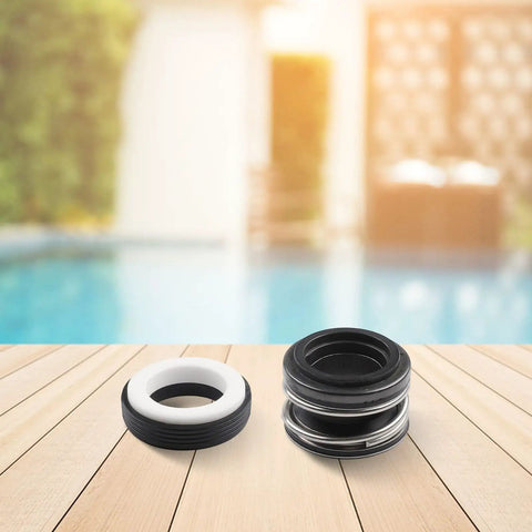 Pool Pump Shaft Seal Assembly Kit With Rubber O Ring For SP3000X SPX1600Z2 on deck by poolside, preventing leaks