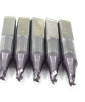 2.5mm End Milling Cutter Solid Carbide RIC05304B B3320 WC011A For Laser Key Machines in a 5-piece set