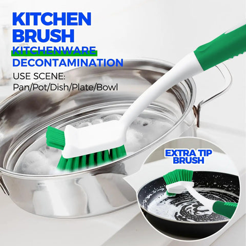 Deep Cleaning Brush Set For Household Use With Scrub Brush Kitchen Brush Tile Grout Brush And Groove Gap Brushes Versatile