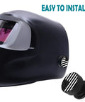 Aluminum Welding Helmet Pipeliner Fasteners 1 Pair Black USA Flag Pattern Replacement Screws For Flip Hood Armor Anti Rust Durable Lightweight Gear Heavy Duty Aluminum Construction attached to helmet