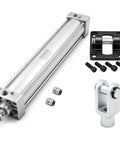 Rugged 63mm Bore Pneumatic Cylinder With 400mm Stroke Built To Last, Double Acting Single Rod, PT 3/8 Port, M16x1.5 Threaded Rod