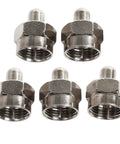 5 Pack Coax Cap Covers 75 Ohm Terminator For Splitters And Amps Keeps Your Signal Sharp, Blocks Interference And Dust Moisture