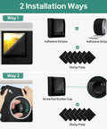 Installation methods for Travel Blackout Curtain That Blocks Out One Hundred Percent Sun And UV Rays No Drill Window Cover