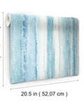 Tan Watercolor Stripe Peel And Stick Wallpaper Roll 20.5 Inch Wide By 16.5 Foot Long Removable Repositionable Washable No Residue Easy Install