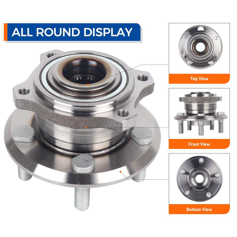Rear Wheel Bearing Hub Assembly For 2005 2009 Chrysler 300 2006 2009 Dodge Charger 2005 2008 Magnum Premium Bolt On Hub Replacement