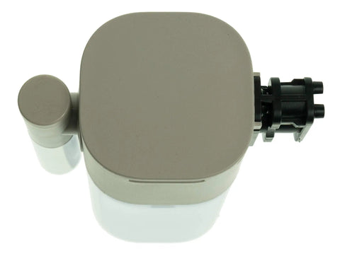 Top view of Cream Milk Cover Assembly Replacement For Lattissima One EN500 Coffee Machine Spare Part Easy Fit Durable Cream Color