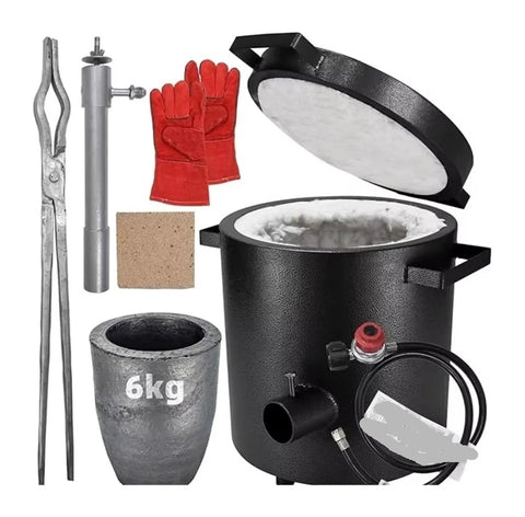 All In One Home Metal Tool Kit With Stable Support Frame And Tongs For Safe, Easy Metalworking Projects, Compact Design