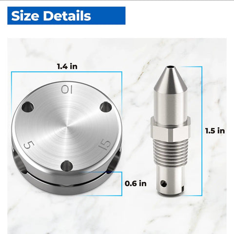 Pressure Regulator Weight And Vent Pipe Replacement Kit For Large Capacity Pressure Cookers And Canners Compatible With 10.5 To 41.5 Quart Models 910 915 921 925 930 941 size specifications