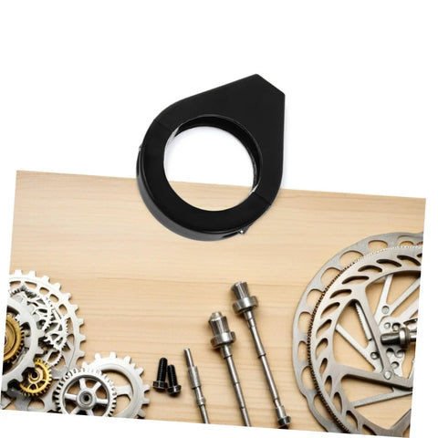 Heavy Duty 39mm Front Fork Turn Signal Mounting Brackets 2 Pack Clamp For Motorcycle Signal Lights on wooden background