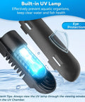 Close-up of UV clarifier feature in Pond Filter With Pump Fountain Kit Built-In UV Clarifier 660GPH 40W for outdoor use.