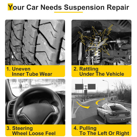 Front Lower Ball Joint for Mazda Miata 1990 1997 and 1999 2005 One Piece Replacement Kit to Bring Back Sharp Steering Smoother Handling and a Stable Ride After Worn Suspension showing suspension wear and steering issues