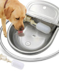 Heavy Duty Stainless Steel Water Dispenser For Dogs Cats And Poultry With Smart Float Valve Auto Refill for reliable hydration.