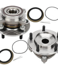 Beefed Up Front Wheel Hub Bearing Assembly 2 Pack For Toyota Tundra Land Cruiser Sequoia And Lexus LX570 2008-2015 4WD Only OEM Grade