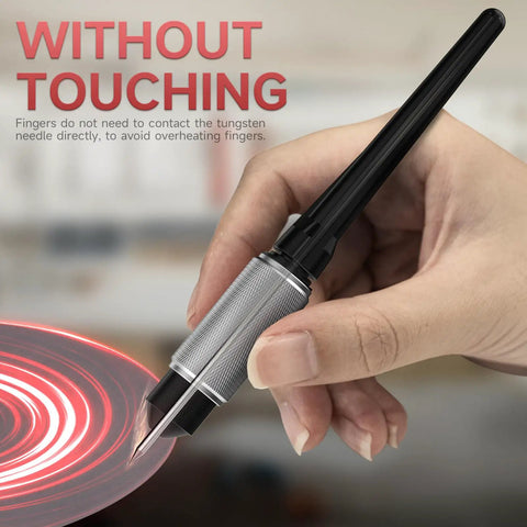 Top Shelf TIG Tungsten Electrode Sharpener Holder With No Sweat Safety Vise for precise manual sharpening without finger contact.