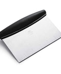 Stainless Steel All Purpose Scraper and Dough Cutter for Pizza Bread and Cookie Dough, Vegetable Chopper with Built In Quarter Inch Markings