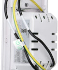 Rear wiring view of Wall Mounted DC Motor Ceiling Fan Controller With Reversing And Variable Speed Easy No Fuss 2 Wire Install