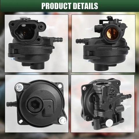 Beefed Up Carburetor Kit For Briggs And Stratton Lawn Mower Engines Replaces 590556 591109 591160 shown in multiple angles